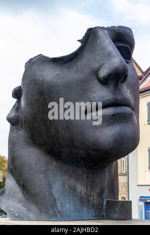 Igor Mitoraj 'Centurione' ('Centurione I' 1987) in Bamberg, Oberfranken, Deutschland. Stockfoto