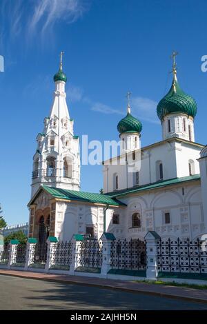 Der Prophet Elija Kirche, UNESCO-Weltkulturerbe, Jaroslawl, Goldener Ring, Oblast Jaroslawl, Russland Stockfoto