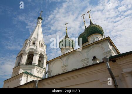 Erlöser Kirche auf der Stadt, UNESCO-Welterbe, Jaroslawl, Goldener Ring, Oblast Jaroslawl, Russland Stockfoto