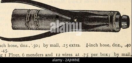 Die Farquhar Katalog der Samen 1900: Pflanzen, Blumenzwiebeln tools Düngemittel, Verbrauchsmaterialien. Stockfoto