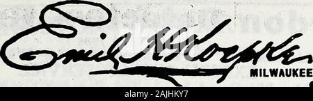 Milwaukee, Wisconsin, Stadt Verzeichnis. 07 47 Walter Uhr dojit mgr Plankinton Pkg Co r 607 47 thAnsoliutz Albert E (Emma M) Karpfen h hinten 787 25 Hclmer r8. 434 Cass Henr^-G elk Cutler Hammer Mfg Co 1317 6 thAnsell Louis (Mollie) pdlr h hinten S 33 9 tliAnsey Alice Dom 229 Queen Ann piAnsfeld David Soda disijensor Fürsten speichert Co r hinten 725 Zentrale av * Jos Hausmeister r725 Zentrale av-SAML-J (Hannah) slsmn Chas Polacheck & Bros Coh 819 WahiutAnsfleld Herman (Fannie) Lab hi 56 8 thAnslinger Chas cabtmkr hI 315 Nussbaum Eug L (Maynie) slsmn hl 530 Prospect av (SWD) Anson Chas (harriett) h 450 Kenllworth pi Geo H ( Stockfoto