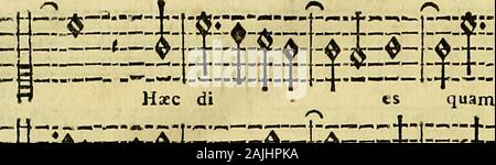 Esemplare, o Sia, Saggio fondamentale contrappunto pratico di Sopra Il Canto Fermo. za:* Tr: Ein i^Lì. 6. iiiii 4 "hsec di e" Stockfoto