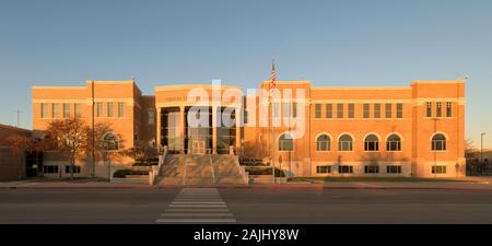 Chaves County Courthouse in der Main Street in der Innenstadt von Roswell, New Mexico Stockfoto