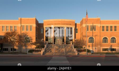 Chaves County Courthouse in der Main Street in der Innenstadt von Roswell, New Mexico Stockfoto