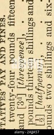 Die Rechtsakte und behebt, öffentlich und privat, in der Provinz von der Massachusetts Bay: Auf welche sind die Chartas der Provinz mit historischen und Erläuterungen vorangestellt, und einen Anhang unter Kapitel 87 des Behebt des Gerichts von der Gemeinschaft für das Jahr 1867 veröffentlicht. . Als solche Städte und Gemeinden pioportion des sumof Zwanzig tausend Pfund, in den Rechnungen des Tenors letzten hervorgebrachten, wie alsofor Geldbußen auf sie legte, und ihre Vertreter, die severalsums Folgende; das heißt, - 88 Pkovincb Gesetze. - 1743-44. [Kap. 9.] eo" O N lO (N bis 00 CO I-HCOO? O 00&gt; O Stockfoto