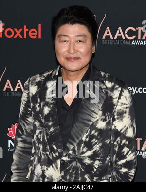 03. Januar 2020 - Hollywood, Kalifornien - Song Kang-ho. 9. Jährliche australische Akademie der Kino und Fernsehen Kunst (AACTA) internationale Auszeichnungen. (Bild: © Billy Bennight/AdMedia über ZUMA Draht) Stockfoto