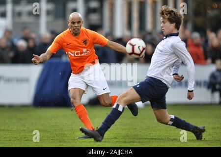 Haarlem, Niederlande. 04 Jan, 2020. HAARLEM, 19-12-2019, Sportpark, Spanjaardslaan Nieuwjaarswedstrijd, ex-international Glenn Helder während des Spiels Kon. HFC vs Ex Internationals KNVB News Credit: Pro Schüsse/Alamy leben Nachrichten Stockfoto