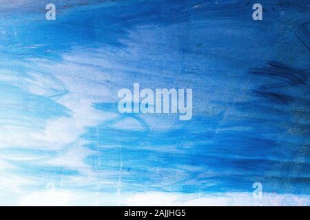 Abstrakter Hintergrund in blauer Farbe. Textur. Stockfoto