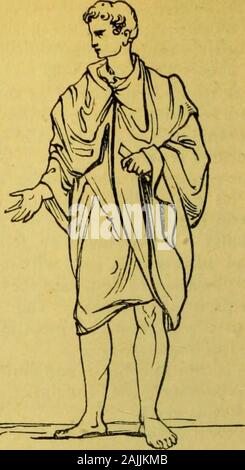 Schule Wörterbuch von Griechischen und Römischen Antiquitäten. o eine der zuverlässigsten der Sklaven. Thesons seines Meisters wurden begangen, auf die Verwirklichung ihrer sechsten oder seventhyear, ihre früheren Bildung von Frauen zu beenconducted hiscare. Sie blieben mit dem Tutor, bis sie das Alter von Pu-erreicht-berty. Seine Aufgabe war, eher themfrom Übel zu schützen, sowohl physische und moralische Anweisung thanto kommunizieren. Er ging withthem zur und von der Schule oder der Gym-nasium; er begleitete sie aus doorson alle Gelegenheiten; er war verantwortlich für die persönliche Sicherheit und die Vermeidung von Bad c Stockfoto