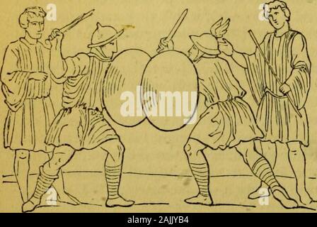 Schule Wörterbuch von Griechischen und Römischen Antiquitäten. Ein MIRMILLO UND EINE RETIAEIDS. Samnttes waren so genannt, weil funktionieren u. in der gleichen Weise bewaffnet als die Menschen, und vor allem durch theoblong scutum unterschieden. Secutores sollen durch einige writersto so aufgerufen werden, da die secutor in hiscombat mit dem retiarius Die latterwhen er in ihm die Sicherung durch sein Netz nicht verfolgt. Andere Autoren denken, dass Sie Thesame wurden als die supposititii, der gladiatorssubstituted waren an die Stelle derer, die werewearied oder weie getötet. Ihraces oder Threces waren bewaffnet, wie theThracians, mit rundem Schild Stockfoto