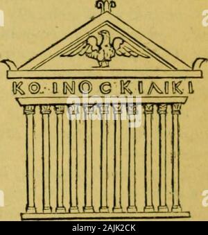 Schule Wörterbuch von Griechischen und Römischen Antiquitäten. y der Bohrung in der Anord- nung der Heiligen Kalender, denominatedfasti; und damit dieses Wort verwendet wird, insbesondere von den Dichtern, im allgemeinen Sinn ofhistorical Datensätze. Fasti in Prosa Schriftsteller iscommonly als technische termfor die Register der Konsuln, Diktatoren, CEN-sors beschäftigt, und andere, die jnagistrates formedpart der öffentlichen Archive. Einige mostimportant Fasti gehören zu dieser Klasse, wahrscheinlich ausgeführt zu Beginn der Herrschaft des Tiberius, haben partiallypreseived wurden und werden in der capitolin Rom, wo sie von t bekannt sind hinterlegt. Stockfoto
