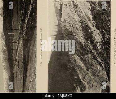 Mining Camps von British Columbia: ein Souvenir von Rossland, Nelson, Greenwood, Phoenix, Grand Forks, Kaslo, Revelstoke, Cranbrook, Fernie und der Kootenay, Begrenzung und Crow's Nest Bezirke; mit 50 exzellenten Blick auf typische Szenen dargestellt. Stockfoto