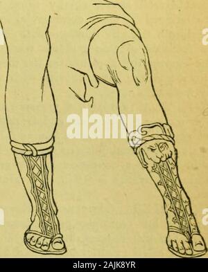 Schule Wörterbuch von Griechischen und Römischen Antiquitäten. Insgesamt haben wir COTTABUS abschließen kann. 119, dass sie Vorstand und chiefpower in den meisten Städte auf Kreta gebildet. Eopvos COTHURNUS (K6), ein Boot. Itsessential Unterscheidung war seine Höhe; Es roseabove Mitten im Bein, damit sur-Runde das Kalb, und manchmal erreicht ashigh als die Knie. Es war getragen von principallyby Reiter, Jäger, und von Männern und ofrank autiiority. Die Sohle Der cothurnus commonlyof war die ordentliche Dicke; aber es war manchmal sehr viel dicker als üblich, Pro - durch die Einfügung der Schichten von Cork bably. Stockfoto