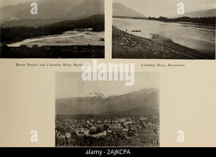 Mining Camps von British Columbia: ein Souvenir von Rossland, Nelson, Greenwood, Phoenix, Grand Forks, Kaslo, Revelstoke, Cranbrook, Fernie und der Kootenay, Begrenzung und Crow's Nest Bezirke; mit 50 exzellenten Blick auf typische Szenen dargestellt. Revelstoke Stockfoto