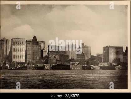 New York von heute. . Trinity Church. Empire Building. Wall St. Exchange Gebäude. Standard Oil Gebäude. Bowling Green Offices. Us Express Gebäude. Manhattan Leben Gebäude. 42 Broadway Gebäude. Vom Hafen IMMIGRANT STATION. Diese schöne Gebäude aus Ziegeln, Stein und Terrakotta sind auf Ellis Island, einer kleinen Insel zwischen der Freiheitsstatue und theCommunipaw Ufer entfernt. Hier Tausende von Immigranten werden täglich empfangen und in den Vereinigten Staaten. Alle zwischendeck Passagiere sind von der steamersin Eintreffens übertragen, und bevor sie landen können, müssen auf ihre geprüft werden Stockfoto