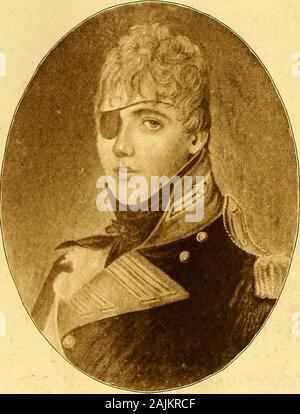 Die Geschichte der Familie von Seton während der acht Jahrhunderte [mit Platten, einschließlich Portraits, Abbildungen, Faksimiles, eine Bibliographie und genealogischen Tabellen.]. 482 KAPITÄN JAMES SETON. sollte erlaubt sein, eine Medaille commemorative des brilliantvictory zu tragen; ich habe Ihnen die Medaille, die nach dem Ende der Kapitän James Seton der 92 Fuß beenconferred haben würde zu übermitteln und dem Prince Regent hat mich gefreut, zu direkten sollte mit hisfamily hinterlegt werden, als Zeichen des Respekts, Seine Königliche Hoheit trägt für thememory der Officer. - ich denke, Frau, ihr Friedrich, Commander - Stockfoto