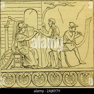 Schule Wörterbuch von Griechischen und Römischen Antiquitäten. Pferd - Soldaten, whowere gewohnt eine Armee onmarch vorausgehen, um Wählen Sie eine geeignete placefor das Lager, und der necessaryprovisions Für die Armee zu machen. Sie Nicht ap-Birne, nur Pfadfinder, wie thespeculatores. ANTEFIXA, Terra-cottas, die ex-untersagt verschiedenen dekorativen Designs, andwere in der Architektur verwendet {thefrieze zophorus) von dem Gebälk. Diese Terra-cottas erscheinen nicht unter den Griechen verwendet worden zu sein, aber in Ihrer wereprobably etruskischen Ursprungs und werethence genommen für die Dekoration von Romanbuildings Stockfoto