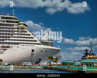 MSC Meer in Nassau Stockfoto