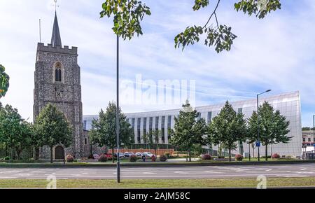 St Ethelbert der Katholischen Kirche, Slough Stadtzentrum Stockfoto