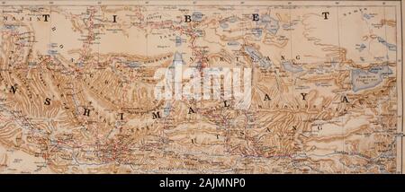 Trans-Himalaya; Entdeckungen und Abenteuer in Tibet. Stockfoto