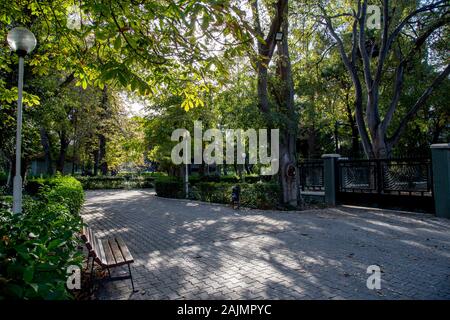 Konak, Izmir/Türkei - 22.11.2019 - Kulturpark und Ausstellungszentrum. Öffentlicher Park mit dem Namen Kültürpark (übersetzter Kulturpark). Stockfoto
