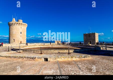 Castell de Bellver in Palma, Mallorca, Spanien Stockfoto