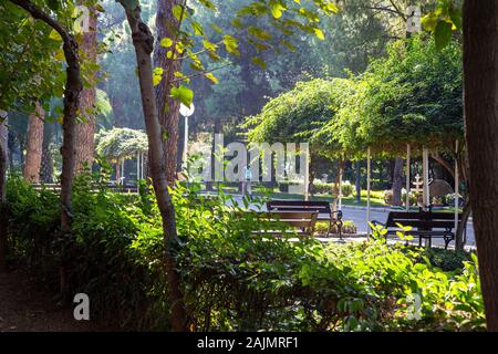 Konak, Izmir/Türkei - 22.11.2019 - Kulturpark und Ausstellungszentrum. Öffentlicher Park mit dem Namen Kültürpark (übersetzter Kulturpark). Stockfoto