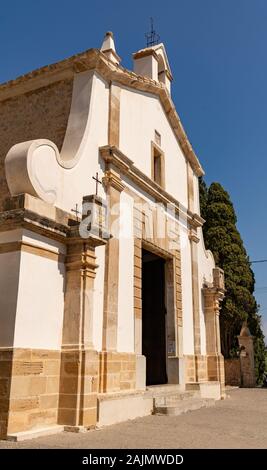 Calvari Kapelle an der Stadt Pollenca Stockfoto