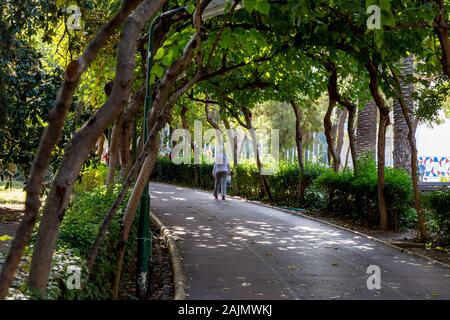 Konak, Izmir/Türkei - 22.11.2019 - Kulturpark und Ausstellungszentrum. Öffentlicher Park mit dem Namen Kültürpark (übersetzter Kulturpark). Stockfoto