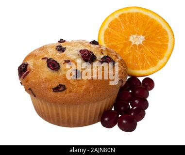 Cranberry Orange Muffin Stockfoto