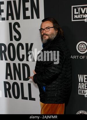 Los Angeles, USA. 04 Jan, 2020. LOS ANGELES, Kalifornien - Januar 04: Jack Black besucht die Kunst des 13. jährlichen Feier des Elysium - der Himmel im Hollywood Palladium am 04 Januar, 2020 in Los Angeles, Kalifornien. Credit: MediaPunch Inc/Alamy leben Nachrichten Stockfoto