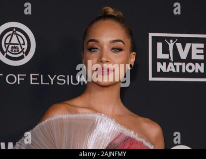 Los Angeles, USA. 04 Jan, 2020. LOS ANGELES, Kalifornien - Januar 04: Jasmin Sanders besucht die Kunst des 13. jährlichen Feier des Elysium - der Himmel im Hollywood Palladium am 04 Januar, 2020 in Los Angeles, Kalifornien. Credit: MediaPunch Inc/Alamy leben Nachrichten Stockfoto