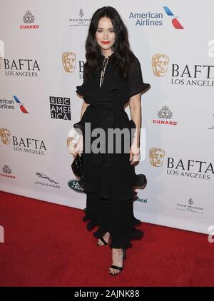 Beverly Hills, USA. 04 Jan, 2020. Abigail Spencer kommt an der BAFTA-Los Angeles Tea Party statt im Four Seasons Hotel Los Angeles, Beverly Hills, CA am Samstag, 4. Januar 2020. (Foto durch Sthanlee B. Mirador/Sipa USA) Credit: Sipa USA/Alamy leben Nachrichten Stockfoto