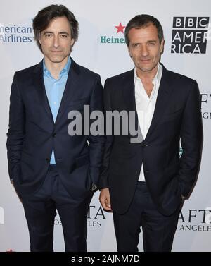 Beverly Hills, USA. 04 Jan, 2020. (L - R) Noah Baumbach und David Heyman bei BAFTA Los Angeles Tea Party statt im Four Seasons Hotel Los Angeles, Beverly Hills, CA am Samstag, 4. Januar 2020. (Foto durch Sthanlee B. Mirador/Sipa USA) Credit: Sipa USA/Alamy leben Nachrichten Stockfoto