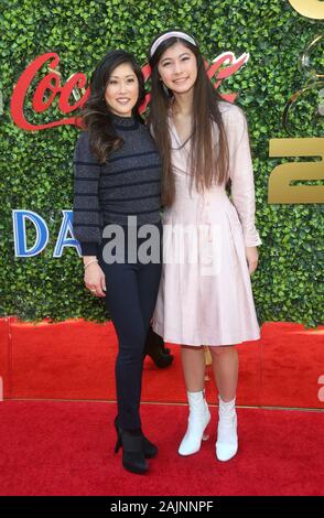 Beverly Hills, USA. Am 4. Januar, 2020. Keara Kiyomi Hedican, Kristi Yamaguchi, an der 7. jährlichen Gold erfüllt Golden Brunch am Virginia Robinson Gärten und Immobilien in Beverly Hills, Kalifornien am 4. Januar 2020. Credit: Faye Sadou/Medien Punch/Alamy leben Nachrichten Stockfoto