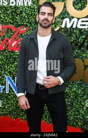 Beverly Hills, USA. 04 Jan, 2020. BEVERLY HILLS, LOS ANGELES, Kalifornien, USA - Januar 04: nyle DiMarco kommt an der 7. jährlichen Gold erfüllt die Goldenen Ereignis am Virginia Robinson Gärten und Immobilien am 4. Januar statt, 2020 in Beverly Hills, Los Angeles, Kalifornien, USA. (Foto von Xavier Collin/Image Press Agency) Quelle: Bild Presse Agentur/Alamy leben Nachrichten Stockfoto