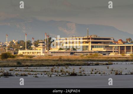 Der alte Hellinikon International Airport in Athen Griechenland Stockfoto