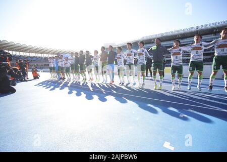 Fukui Yamada team Group, Januar 5, 2020 - Fußball: 98th All Japan High School Soccer Turnier Viertelfinale zwischen Fukui Yamada 3-2 Shohei bei Kawasaki Todoroki Stadion, Kanagawa, Japan. Quelle: LBA SPORT/Alamy leben Nachrichten Stockfoto