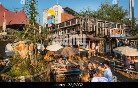 Holzmarkt, alternativen kulturellen Veranstaltungsort, Friedrichshain Stockfoto