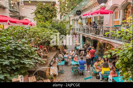 Amicus vini, italienische Restaurant im Hackesche Höfe Stockfoto