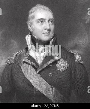 EDWARD PELLEW, 1. Viscount Exmouth (1757-1833) British Naval Officer Stockfoto