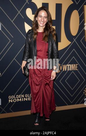 Los Angeles, CA, USA - Jan 04, 2020: Jana Winograde besucht die Showtime Golden Globe Nominierungen Feier im Sunset Tower Hotel Stockfoto