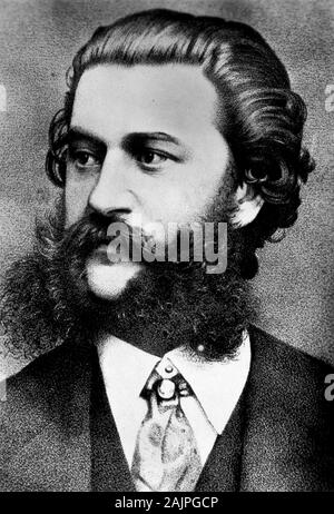 Portrait de Johann Strauss (1825-1899). Stockfoto