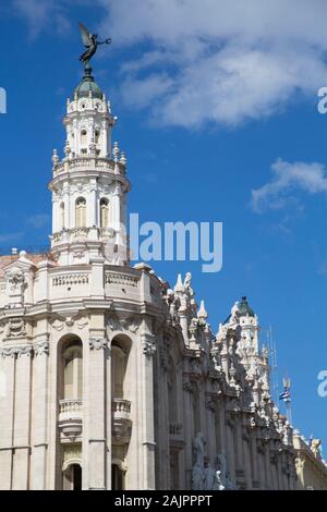 Grand Theatre von Havanna, Altstadt, UNESCO-Weltkulturerbe, Havanna, Kuba Stockfoto