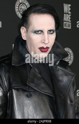 Los Angeles, CA. Am 4. Januar, 2020. Marilyn Manson in der Ankunftshalle für die 13. jährlichen Kunst von Elysium himmel Gala, Hollywood Palladium, Los Angeles, CA 4. Januar 2020. Credit: Priscilla Grant/Everett Collection/Alamy leben Nachrichten Stockfoto