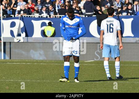 Brescia, Italien, 05. Jan. 2020, balotelli Brescia in Brescia vs Lazio - Italienische Fußball Serie A Männer Meisterschaft - Credit: LPS/Alessio Tarpini/Alamy leben Nachrichten Stockfoto