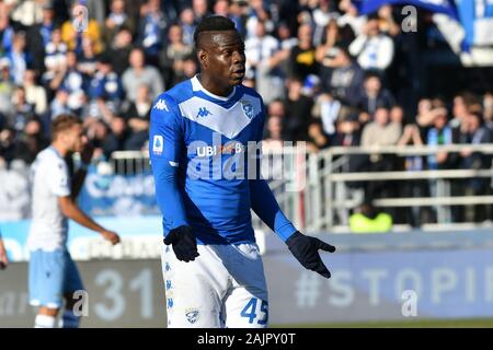 Brescia, Italien, 05. Jan. 2020, balotelli Brescia in Brescia vs Lazio - Italienische Fußball Serie A Männer Meisterschaft - Credit: LPS/Alessio Tarpini/Alamy leben Nachrichten Stockfoto