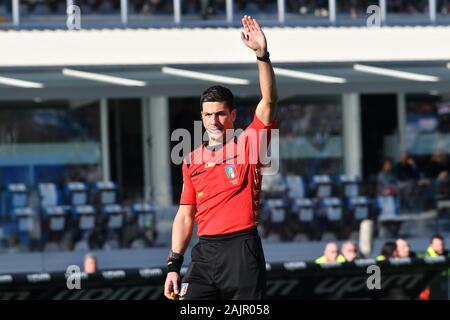 Brescia, Italien. 5 Jan, 2020. Schiedsrichter manganielloduring Brescia vs Lazio, italienische Fußball Serie A Männer Meisterschaft in Brescia, Italien, 05. Januar 2020 - LPS/Alessio Tarpini Credit: Alessio Tarpini/LPS/ZUMA Draht/Alamy leben Nachrichten Stockfoto