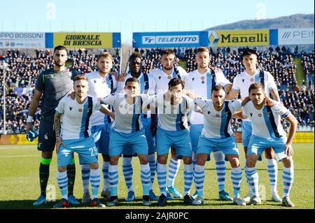 Brescia, Italien. 5 Jan, 2020. lazioduring Brescia vs Lazio, italienische Fußball Serie A Männer Meisterschaft in Brescia, Italien, 05. Januar 2020 - LPS/Alessio Tarpini Credit: Alessio Tarpini/LPS/ZUMA Draht/Alamy leben Nachrichten Stockfoto