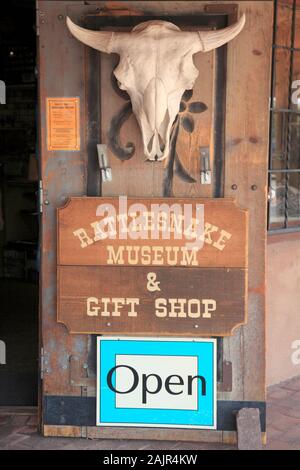 Rattlesnake Museum, Altstadt, Albuquerque, New Mexico, USA Stockfoto